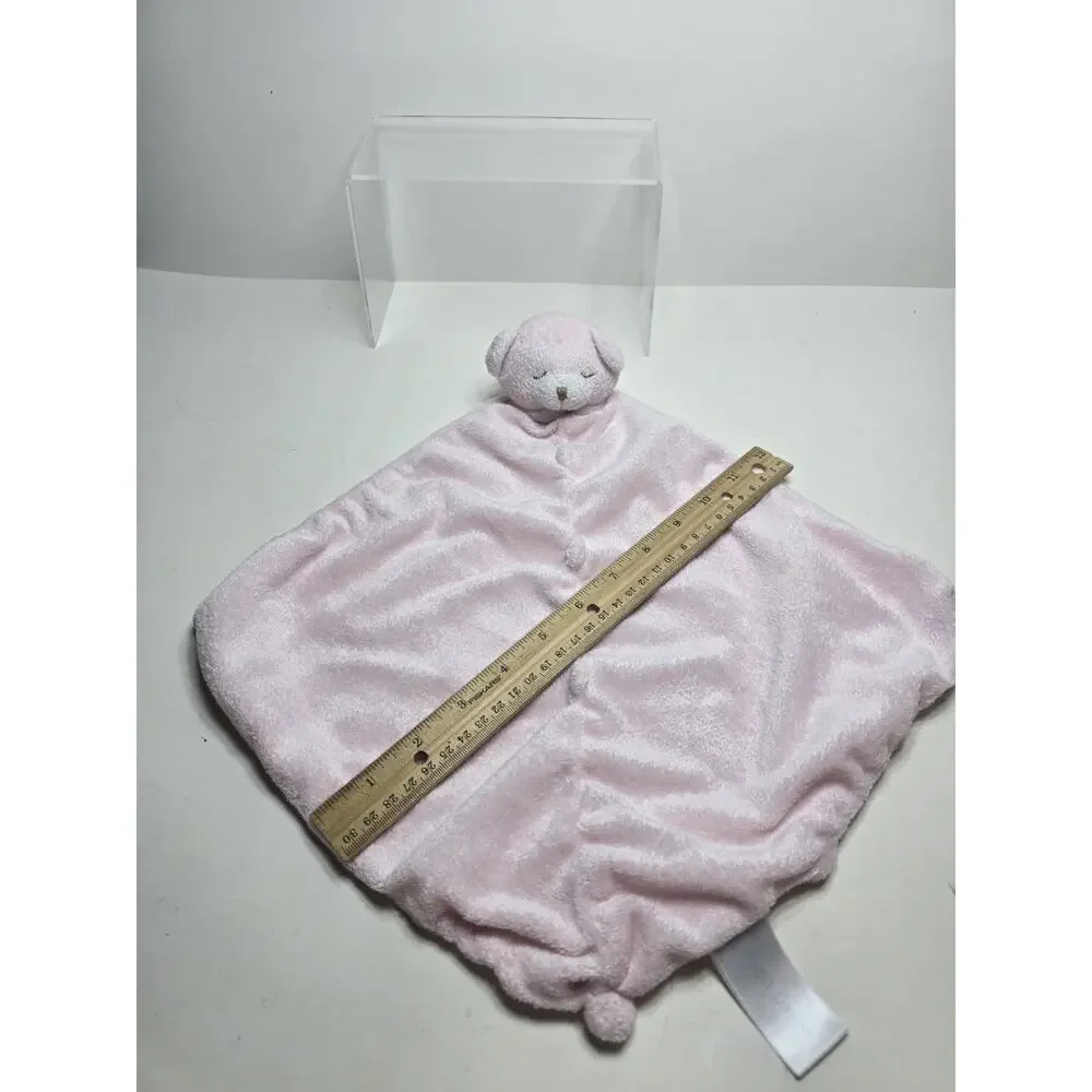Angel Dear Pink Bear Security Blanket Baby Lovie Blankiet 13 x 13